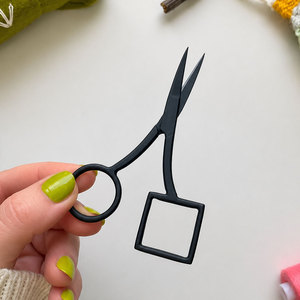 Premium Matte Circle <b>Square</b> Embroidery Scissors Sharp Fine Tip Stainless Steel Sewing <b>Tool</b> for Needlework and DIY Crafts - Product Image 6
