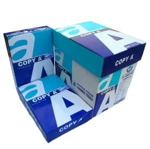 Papel duplo de qualidade superior para cópia, folha A4 dupla 500 folhas/resma 5 resmas/caixa para uso em escritório, fornecedor de fábrica, papel de celulose 80gsm