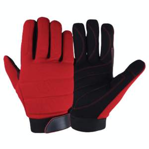 Gants de mécanicien Amara en cuir synthétique haute résistance, anti-dérapants, résistants à la chaleur, pour une protection industrielle optimale. - Product Image 1