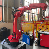 Robots automáticos industriales brazo 6 ejes programable Universal Robot brazo Robot máquina de soldadura inteligente LIMPIEZA DE ACERO INOXIDABLE