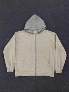 Unisex Cotton Blend <b>Full</b> <b>Zip</b> <b>Hoodie</b> Custom Logo Wholesale Blank Hooded Sweatshirt Winter Casual Streetwear Bulk Supplier - Product Image 6