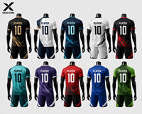 Uniformes Deportivos para Hombre X Sports City, Conjuntos de Uniformes Deportivos para Equipos, 100% Algodón Transpirable, Verano, Colores Personalizados OEM/ODM, Impresión Digital