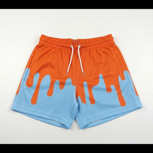 Shorts de baseball pour hommes, design premium, Lawd Sports, style streetwear, taille mi-haute, imprimé numérique, écologique, 100% polyester - Product Image 3