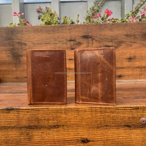 Nueva y elegante Cartera de cuero genuino para hombre con tarjetero, monedero corto, carteras con cremallera, carteras estándar informales para hombre - Product Image 5