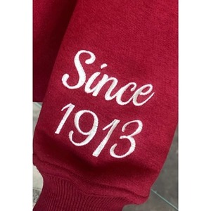 Sudadera Delta 1913 de Chenilla con Cuello Redondo, Felpa Premium, Clásica, para Mujer, Invierno/Otoño, Poliéster/Algodón, Secado Rápido - Product Image 6