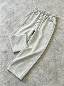 <b>Men's</b> casual athletic <b>trousers</b>, <b>summer</b> jogging <b>trousers</b>, loose straight leg design side pockets, drawstring elastic waistband - Product Image 3