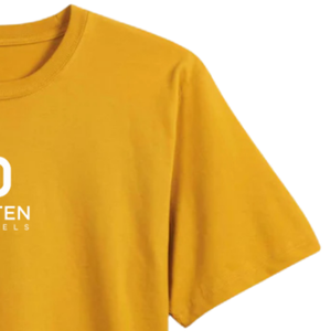 เสื้อยืดผู้ชายไซส์ใหญ่ สีมัสตาร์ด ผ้าฝ้ายพรีเมียม คอกลม แขนสั้น สไตล์ลำลอง โอเวอร์ไซส์ ทนทาน ใส่ได้ทุกวัน สตรีทแวร์ - Product Image 5