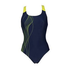 Maillot de bain une pièce personnalisé pour femme, séchage rapide, tissu extensible doux en Spandex/Polyester, service d'échantillons OEM/ODM disponible - Product Image 1