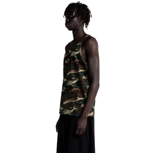 Débardeur camouflage pour homme, sans manches, en coton, imprimé camouflage, veste de sport, streetwear, fabricant en gros - Product Image 4