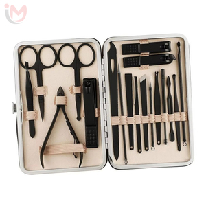 Kit professionnel de manucure et pédicure en acier inoxydable avec étui de luxe, services OEM - Product Image 6