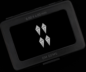 1.0 CT, 6.0x4.0 MM, Diamante suelto cultivado en laboratorio, corte rombo, diamante melee, diamante blanco, diamante creado en laboratorio para joyería (4 piezas) - Product Image 2
