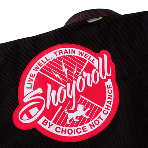 Kimono de Jiu Jitsu Brasileño BJJ Shoyorol RTS de Alta Calidad, 460 g/m², para Adultos, Color Negro, 100 % Algodón, Duradero, Transpirable, Lavado - Product Image 6