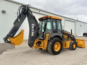 Maquinaria original para movimiento de tierras John Deere 310L Retroexcavadora de ruedas en venta - Product Image 3