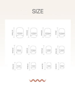 Nouvelle Collection – Faux Ongles Carrés Courts Ombrés <span class=keywords><strong>Marron</strong></span> Rougeâtre en ABS avec Paillettes, à Coller, avec Colle Incluse - Product Image 3