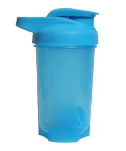 Me Swastik ME-002 Blue Plastic Shaker Cup <b>Protein</b> for Portable Drinkware Flip Lid for Mixer Fitness 500ml Dishwasher - Product Image 4