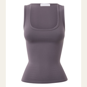 Débardeur d'été ample pour femme, sans manches, col rond, tendance, vêtement féminin ajusté - Product Image 4