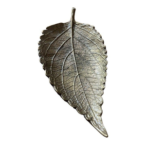 Plato para Servir de Aluminio con Forma de Hojas, Acabado Plateado, Plato para Servir Alimentos, Utensilios de Cocina para el Hogar, Plato para Frutos Secos y Aperitivos - Product Image 2