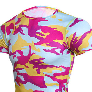 Camiseta de Compresión Personalizada de Alta Calidad – Impresión por Sublimación Completa, Tejido de Punto Suave de Algodón y Bambú Hecho en Pakistán - Product Image 3