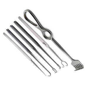 Retractores Quirúrgicos de Piel Fomon, Volkmann, Joseph, Gillies, Instrumentos, Juego de Pinzas Manuales, Materiales de Acero y Plástico, Implantes Dentales - Product Image 2