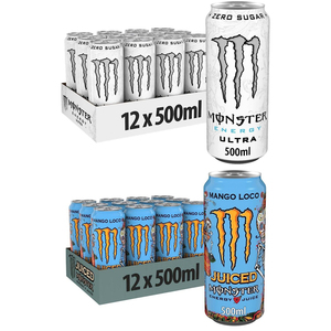 Bebida Energética Monster Energy de Alta Calidad, 500 ml, Sabor Mango Loco, Nueva Bebida Energética de 500 ml - Product Image 5