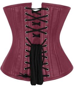 คอร์เซ็ตของผู้หญิงวินเทจชุดกระชับสัดส่วนเซ็กซี่แบบโอเวอร์บัสท์คอร์เซ็ทหนังระบายอากาศทันสมัยสำหรับขนาดใหญ่พิเศษ - Product Image 6