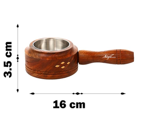 Porte-encens en bois de luxe de qualité supérieure, brûleur d'encens Bakhoor moderne, décoration artisanale, exportation mondiale - Product Image 4