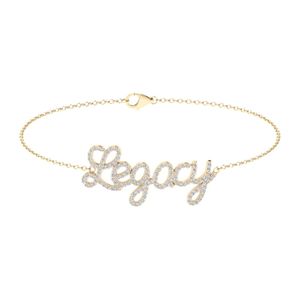 Pulsera de Cristal Gold Legacy para Mujer, Joyería Elegante y a la Moda, Bañada en Oro Amarillo, Accesorio Elegante para Regalo Diario - Product Image 1