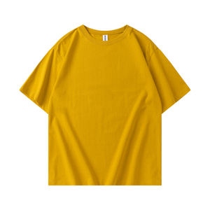 Wholesale High Quality Crew Neck Plain T-Shirt Custom Unisex 100% Cotton Tee Men Blank Basic T-Shirts Bulk Supply Casual Wear - Product Image 4