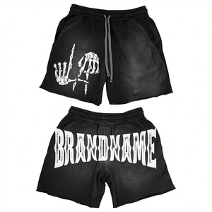 Sweat à capuche zippé respirant et pantalon de survêtement évasé pour homme, style hip-hop hiver, personnalisable, avec broderie et impression effet vieilli, effet délavé - Product Image 4