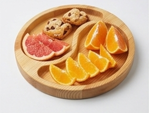 Plato Redondo de Madera para Servir con Diseño Yin Yang, Hecho a Mano, Estilo Minimalista, Ideal para Restaurantes y Hoteles - Product Image 5