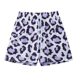 Men's Giraffe Print Polyester Shorts Quick Dry Drawstring Casual Short Shorts Mid Waist <b>Animal</b> <b>Pattern</b> Sport Wear - Product Image 5