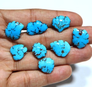 Tranches de turquoise brute naturelle d'Arizona pour la fabrication de bijoux, vente en gros de pierres précieuses - Product Image 2