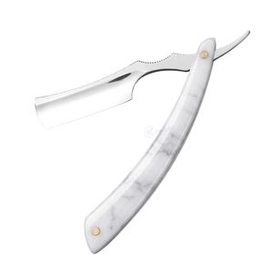 Natural Wood Handle Straight Shaving <b>Razor</b> Stainless Steel Manual Shaver Single Blade Barber Tool Rust Proof Shaving Equipment - Product Image 2