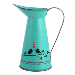 เหยือกโลหะสำเร็จรูปแบบโบราณเหยือกน้ำทำมือสไตล์วินเทจตกแต่งห้องครัวและโต๊ะมือจับโลหะสำหรับใช้ดื่มน้ำ - Product Image 5