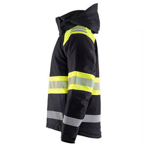 High Visibility <b>Waterproof</b> CE Certified Safety <b>Jacket</b> Unisex-<b>Hi</b> <b>Vis</b> Reflective Winter Workwear Hood Customizable Needle - Product Image 6