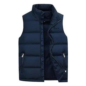 Nouvelle conception de vestes matelassées sans manches de qualité supérieure, logo personnalisé, fermeture éclair, veste matelassée à bulles pour hommes - Product Image 1