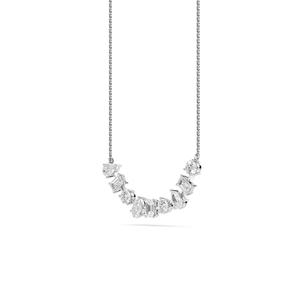 Colgante Delicado de Oro Blanco de 18K con Diamante Cultivado en Laboratorio de 1.39 CTW, Color Esmeralda, para Mujer, Joyería Fina, Regalo para Ocasiones Especiales - Product Image 4
