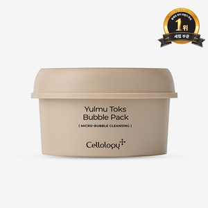 CELLOLOGY Yulmu Toxs Paquete de Burbujas 100g |   Mascarilla facial limpiadora de poros con semillas de Coix para mujeres, exfoliación de piel muerta y sebo, para todo tipo de piel - Product Image 2
