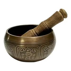 Cuenco de metal clásico para meditación, terapia de sonido, yoga, mindfulness y práctica de sanación. - Product Image 6