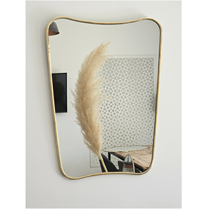 Miroir mural de maquillage grand format, dernier design, finition dorée, qualité export, idéal pour la maison, best-seller - Product Image 6