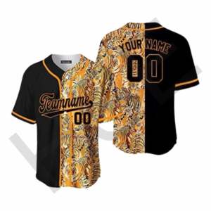Maillot de baseball personnalisé à motifs floraux tropicaux - Product Image 6