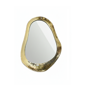 Artisanat indien, miroir en bois écologique de forme organique, designs inspirés, art mural artistique moderne pour tous les espaces - Product Image 3