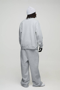 Sudadera Casual de Invierno para Hombre, 100% Algodón, Cuello Redondo, Corte Regular, Felpa Lisa Teñida - Product Image 2