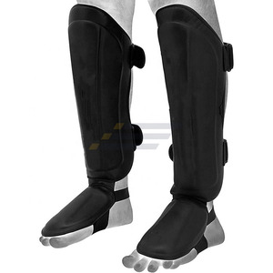Protège-tibias et protège-pieds en mousse élastique pour MMA, boxe et kickboxing – Vente en gros - Product Image 4
