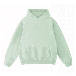 Sudaderas con Capucha Extra Grandes para Hombre y Parejas, Sudadera con Capucha Vintage Lavada al Ácido, con Forro de Felpa de Algodón Suave - Product Image 1