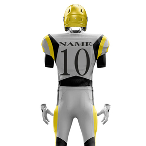 Uniforme de football américain personnalisé, maillot sublimé pour adultes, kit de taille plus, manches courtes, pantalon rembourré, vêtements d'équipe unisexes - Product Image 5