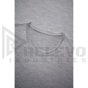 เสื้อยืดผ้าฝ้ายผู้ชายแบบสั่งทำพิเศษ ผ้าเรียบ สไตล์ลำลอง สตรีทแวร์ ใส่สบายสำหรับฤดูร้อน ผู้ผลิต OEM - Product Image 6