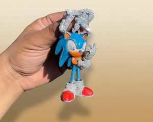 Pendentif Personnalisé Super Sonic Cartoon en Moissanite VVS, Pendentif Personnalisé Lettre Cartoon en Argent 925, Breloques Initiales - Product Image 5