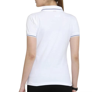 Camiseta de polo de golf sublimada con logo personalizado para niños, en grandes cantidades, corte ajustado, con logo bordado, camisetas de polo para mujer - Product Image 6