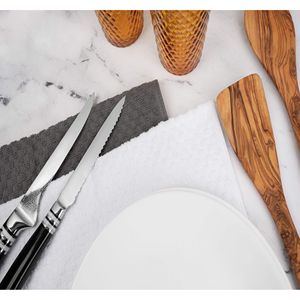 Paquete de 12 Toallas de Cocina de Algodón con Tejido Waffle para Bordar, Toallas de Tela de Rizo para Secar Manos y Lavar Platos - Product Image 5